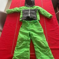 Tuta neve bambino e Pile tg.3-4 anni 104 cm