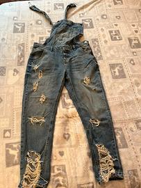 Salopette jeans Zara taglia S