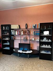 Mobile salotto con vetrine