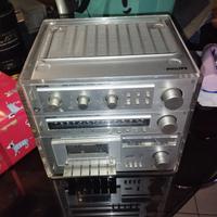 Vintage Philips micro hi-fi design plexiglass RARO