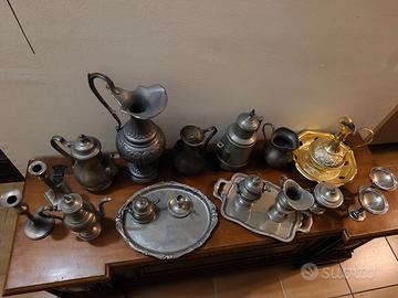 oggetti peltro vintage