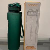 ADORIC Borraccia 1000ml, Verde, plastica Tritan