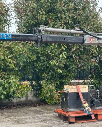 A185 - Gru elettrica per furgone o rimorchio