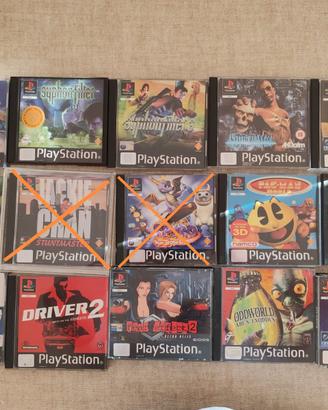 Lotto 13 videogiochi PS1 PlayStation Pal Ita Multi