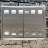 Sportello contatore GAS acciaio INOX, 93cmx69cm