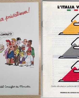 L'ITALIA PRIVATIZZA (1993) e L'ITALIA VOTA (1994)