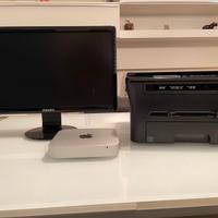 Mac Mini, Monitor e Stampante Laser