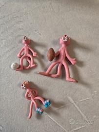 collezione statuine pantera rosa 3 pz