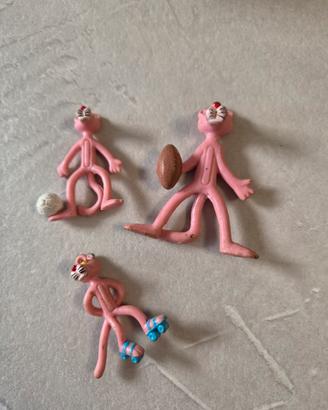collezione statuine pantera rosa 3 pz
