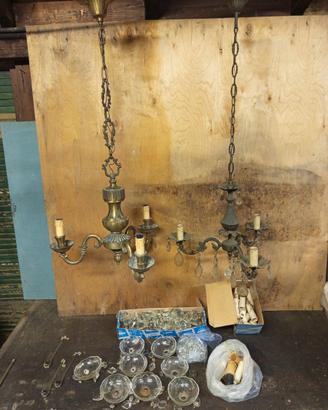 Lampadari vintage e ricambi