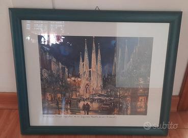 Quadro stampa d'Arte - Sagrada Familia, Barcellona