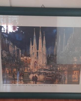 Quadro stampa d'Arte - Sagrada Familia, Barcellona