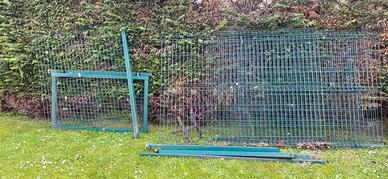 N 4 pezzi rete Orsogrill verde con cancello