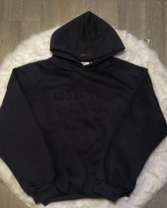 Felpa Essentials, colore nero taglia M