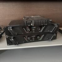 Impianto audio casse tannoy Ampro audio technica