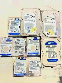 Hard disk sata 2.5/3.5 da 80/250/320/500gb