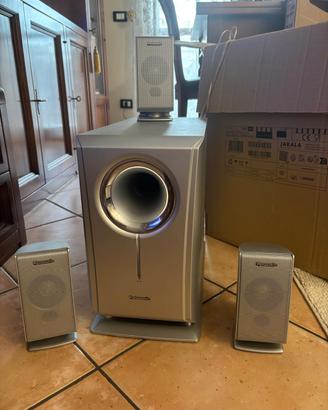 sistema audio+ audioparlanti subwoofer Panasonic