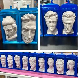 doctor who action figure tardis statua statuina