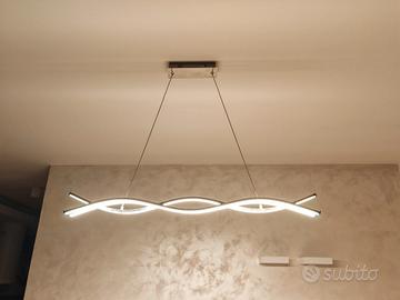 Lampada e 2 applique led design moderno