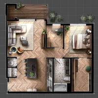 Bilocale con balcone a 560 TUTTO INCLUSO