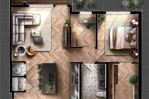 Bilocale con balcone a 560 TUTTO INCLUSO