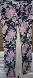 pantaloni fantasia floreale Zuiki