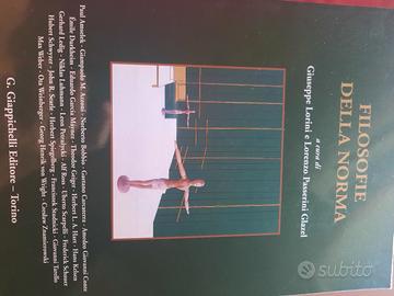 libro Università Filosofie della norma