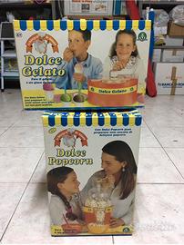 Macchina per gelato e macchina per popcorn