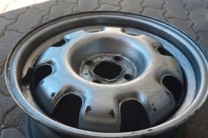 Set 4 cerchi in ferro Renault Clio R15 4x100