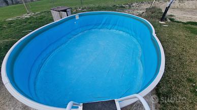 Piscina fuori terra AZURO 405DL 730x370x120