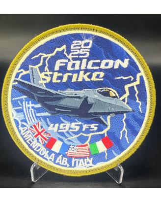Patch Falcon Strike 2025 Amendola Air Base Italy