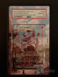 Pokemon PSA10 Espeon VMAX – Eevee Heroes 🇯🇵