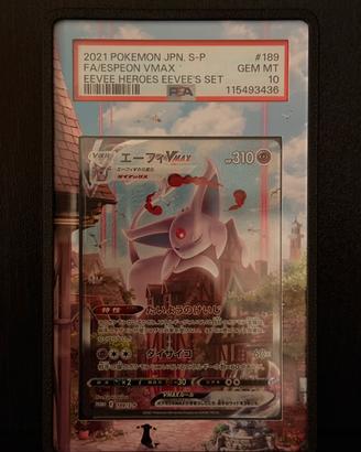 Pokemon PSA10 Espeon VMAX – Eevee Heroes 🇯🇵