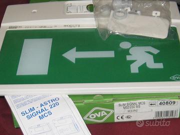 Lampada Emergenza OVA SLIM SIGNAL art.4080(NUOVA)