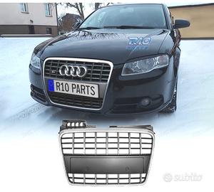 GRIGLIA AUDI A4 B7 04-07 LOOK S LINE CROMATO