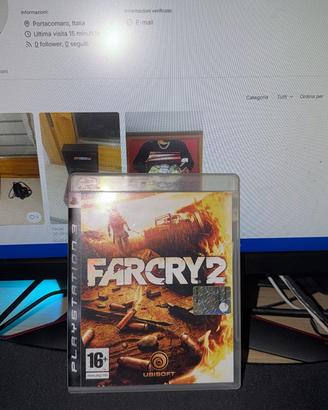 Far Cry 2 PS3 -  (Mappa, libretto, scontrino 2009)