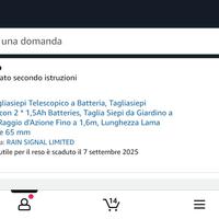 Doefong tagliasiepi 3 in uno usato agosto 2025