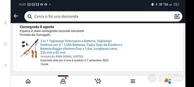 Doefong tagliasiepi 3 in uno usato agosto 2025