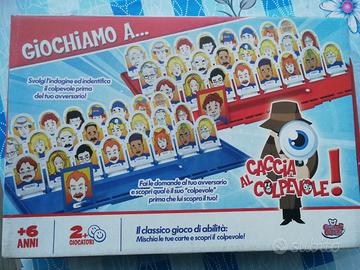 Caccia al colpevole gioco da tavolo