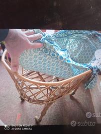 culla in vimini/rattan