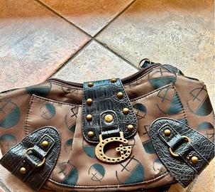 Borsa Guess Vintage Y2K Marrone Monogram Borchie