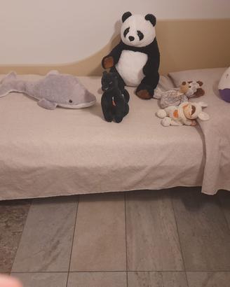 letto singolo 90x 190cameretta con testiera