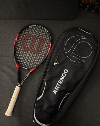 Racchetta tennis wilson federer team 105
