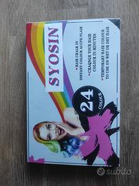 Grassetti colorati per capelli - 24 pezzi