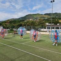 bubble football