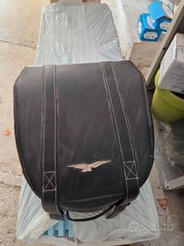 Bauletto pelle moto guzzi