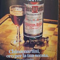 pubblicità vintage 1980 china martini apple 