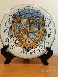 ceramica fiorentina piatto da esposizione 
