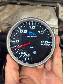 Manometro turbo 80mm PROSPORT Fiat 500 abarth