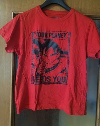 T-Shirt Manica Corta Bambino Dragon Ball
